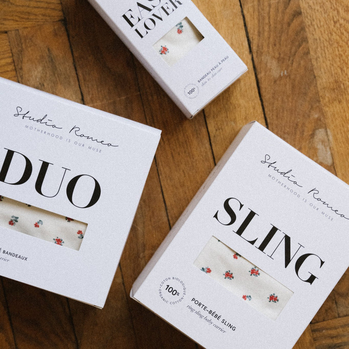 Trio echarpe de portage sling Lili