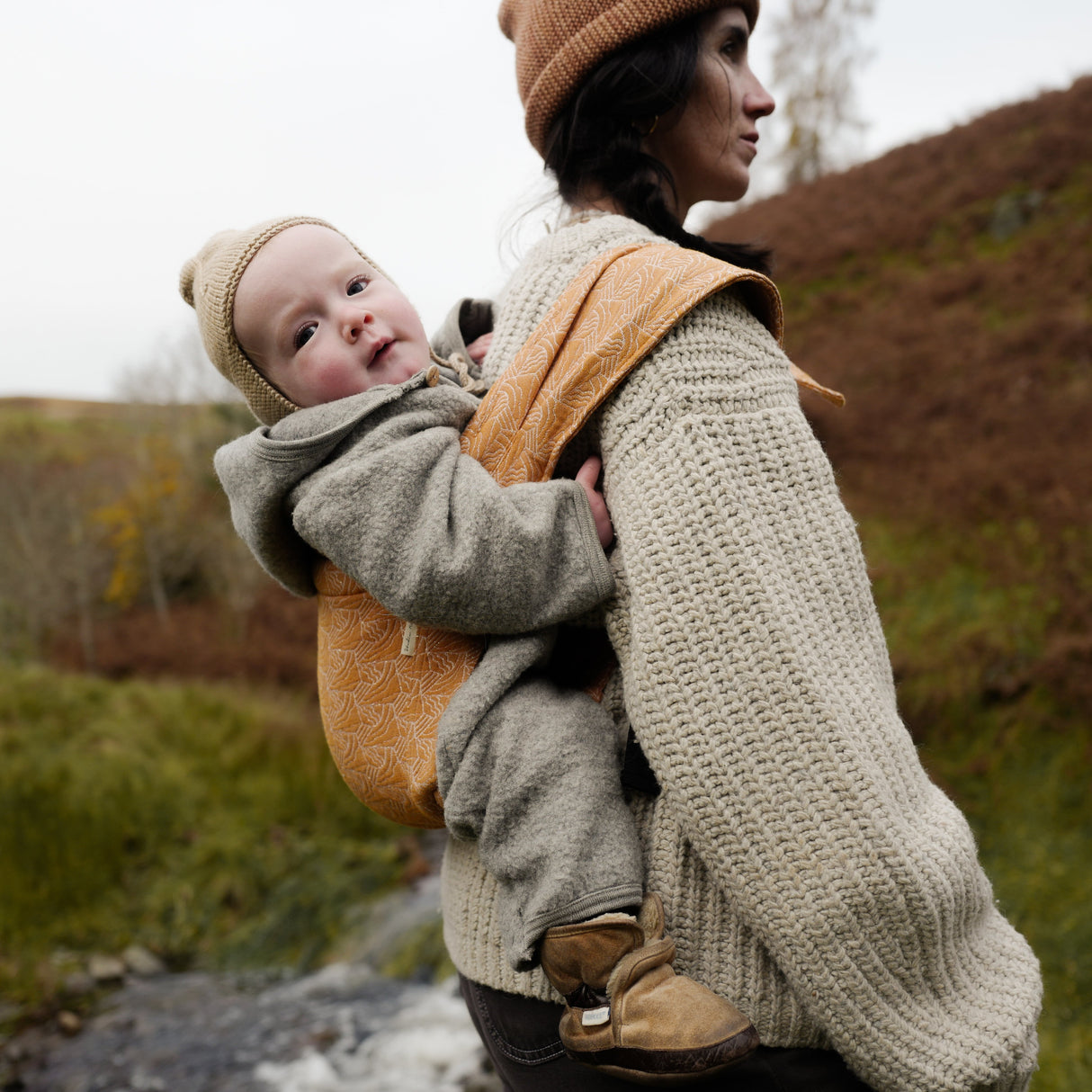 Porte-bébé dos dorsal Up&Go Camel Studio Romeo