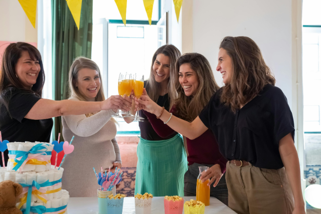 Groupe de jeunes mamans à new york