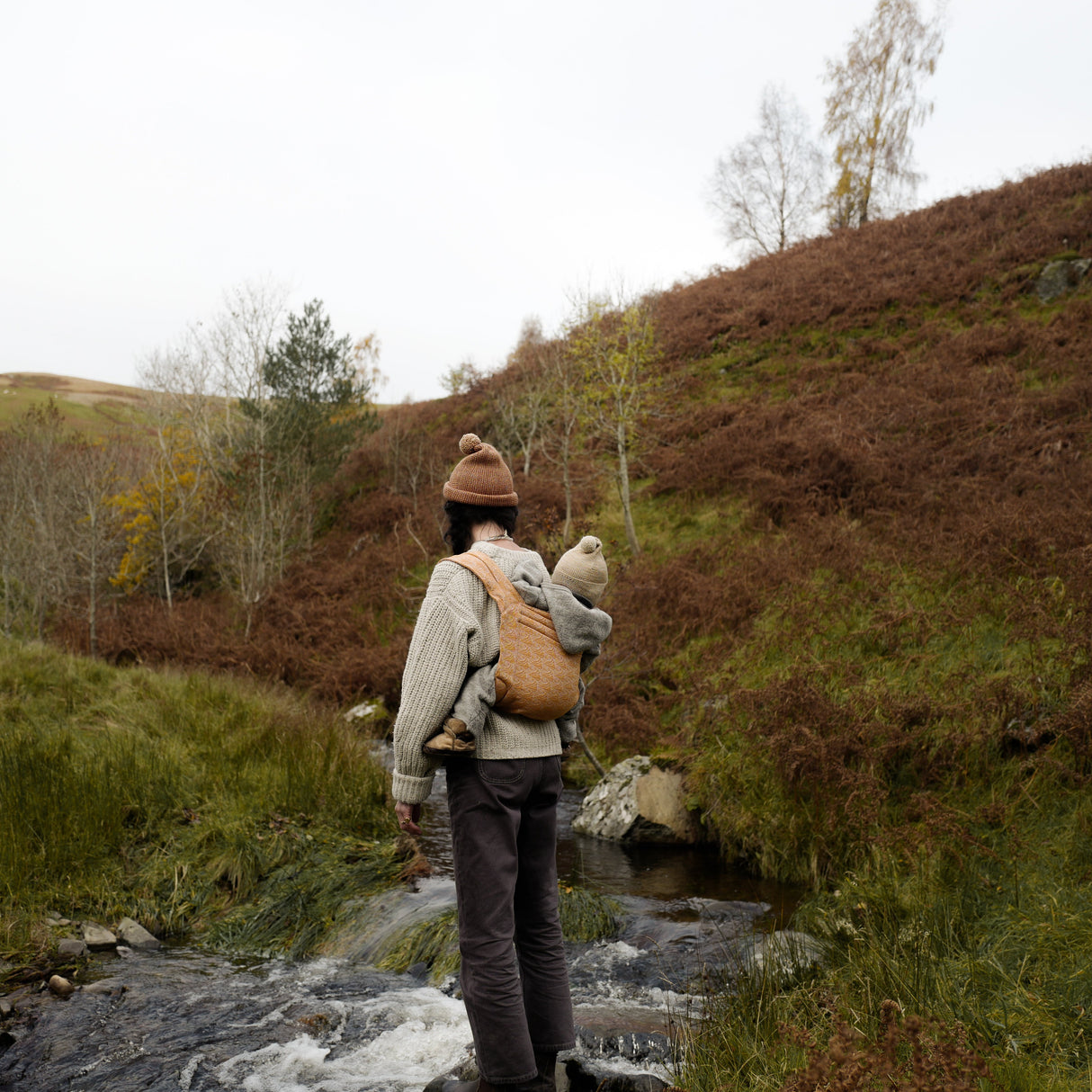 Porte-bébé dos dorsal Up&Go Camel Studio Romeo