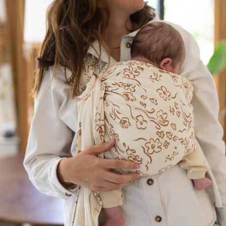 Porte bébé sling Hortensia 