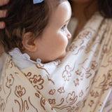 Porte bébé sans noeud Hortensia