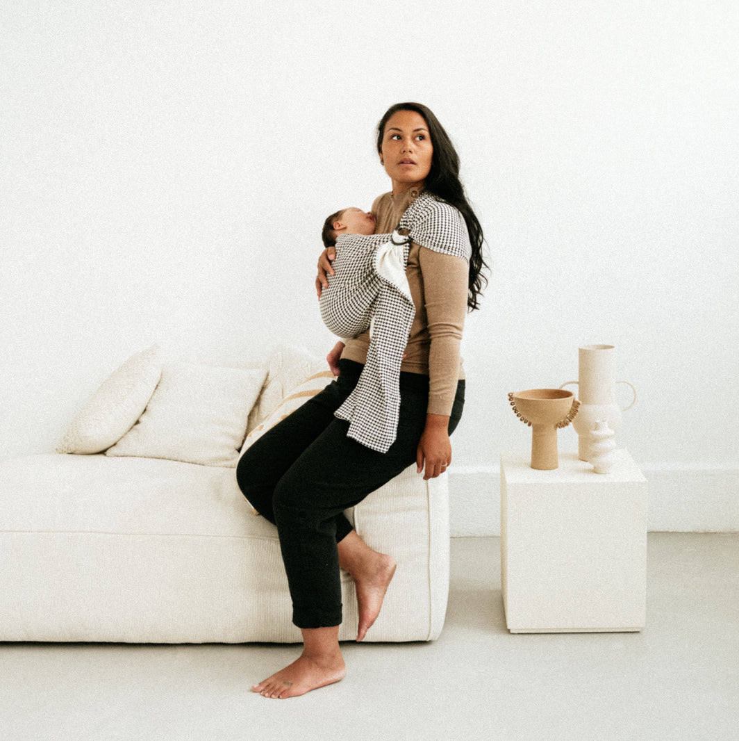 Echarpe de portage sling moss studio romeo